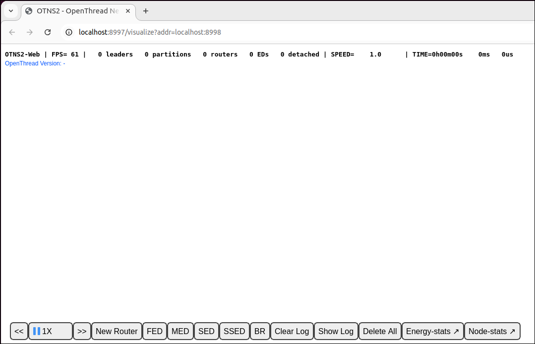 Başlangıçta OTNS-Web penceresi