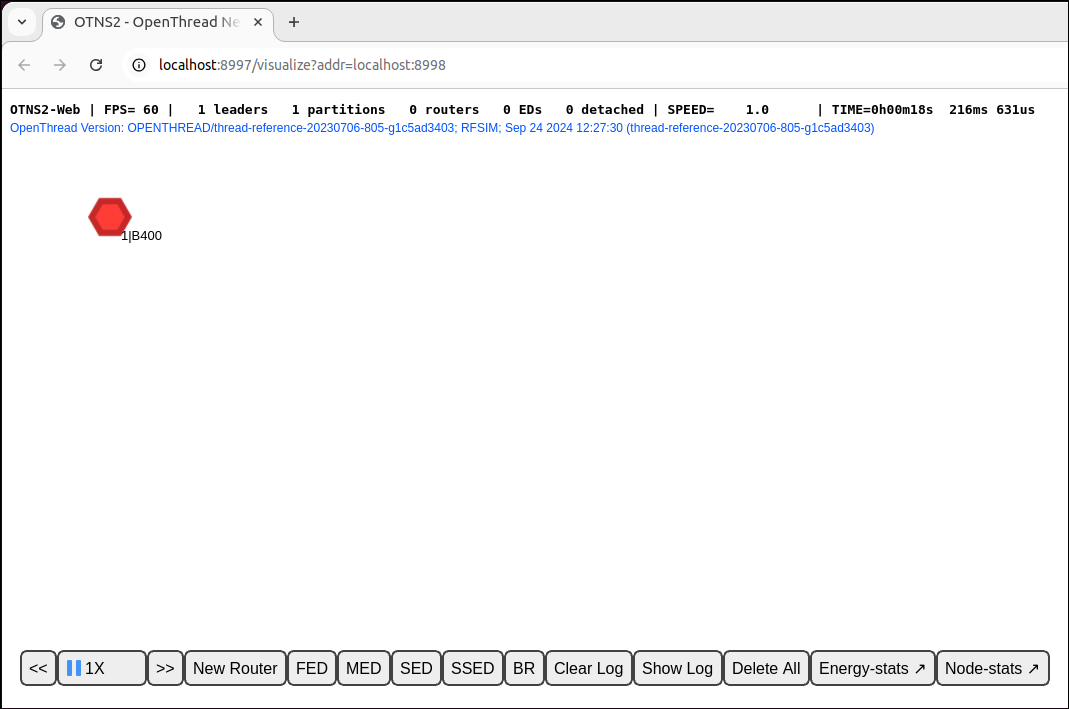 Один узел в роли лидера